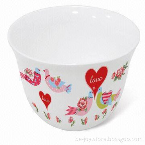 Ceramic bowl with full printing, various colors and artworks are available, OEM orders are welcome